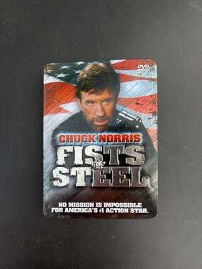 Chuck Norris Fists of Steel 3-DVD Box Set Tin (The President's Man 1 & 2, Logan'